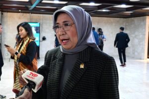 Anggota Komisi XI DPR RI, Andi Yuliani Paris, saat ditemui Parlementaria di Gedung Nusantara II, Senayan, Jakarta, Selasa (10/3/2026). Foto: Sari/Karisma