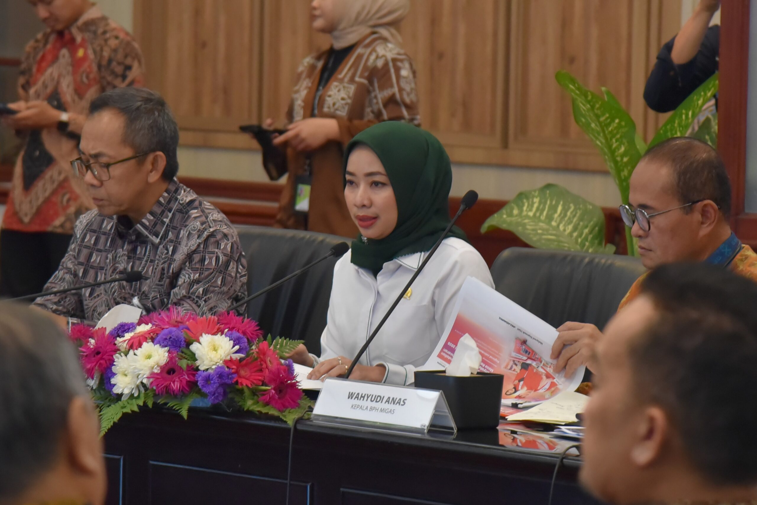Anggota Komisi XII DPR RI, Ratna Juwita Sari dalam Kunjungan Kerja Spesifik di Surabaya , Jawa Timur, Kamis (11/3/2026). Foto: Aaron/Mahendra.