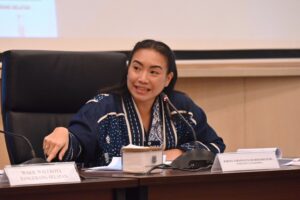 Wakil Ketua Komisi VII DPR RI, Rahayu Saraswati Djojohadikusumo, saat mengikuti Kunjungan Kerja Reses Komisi VII ke Tangerang Selatan, Banten, Kamis (5/3/2026). Foto: Shane/Alma.