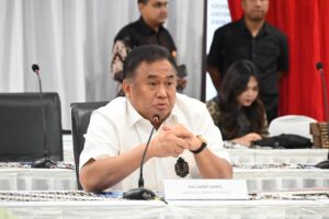 Anggota Komisi VI DPR RI, Rahmat Gobel, saat kunjungan kerja reses Komisi VI DPR ke Surabaya, Jawa Timur, Jumat (6/3/2026). Foto: Ayu/Alma.