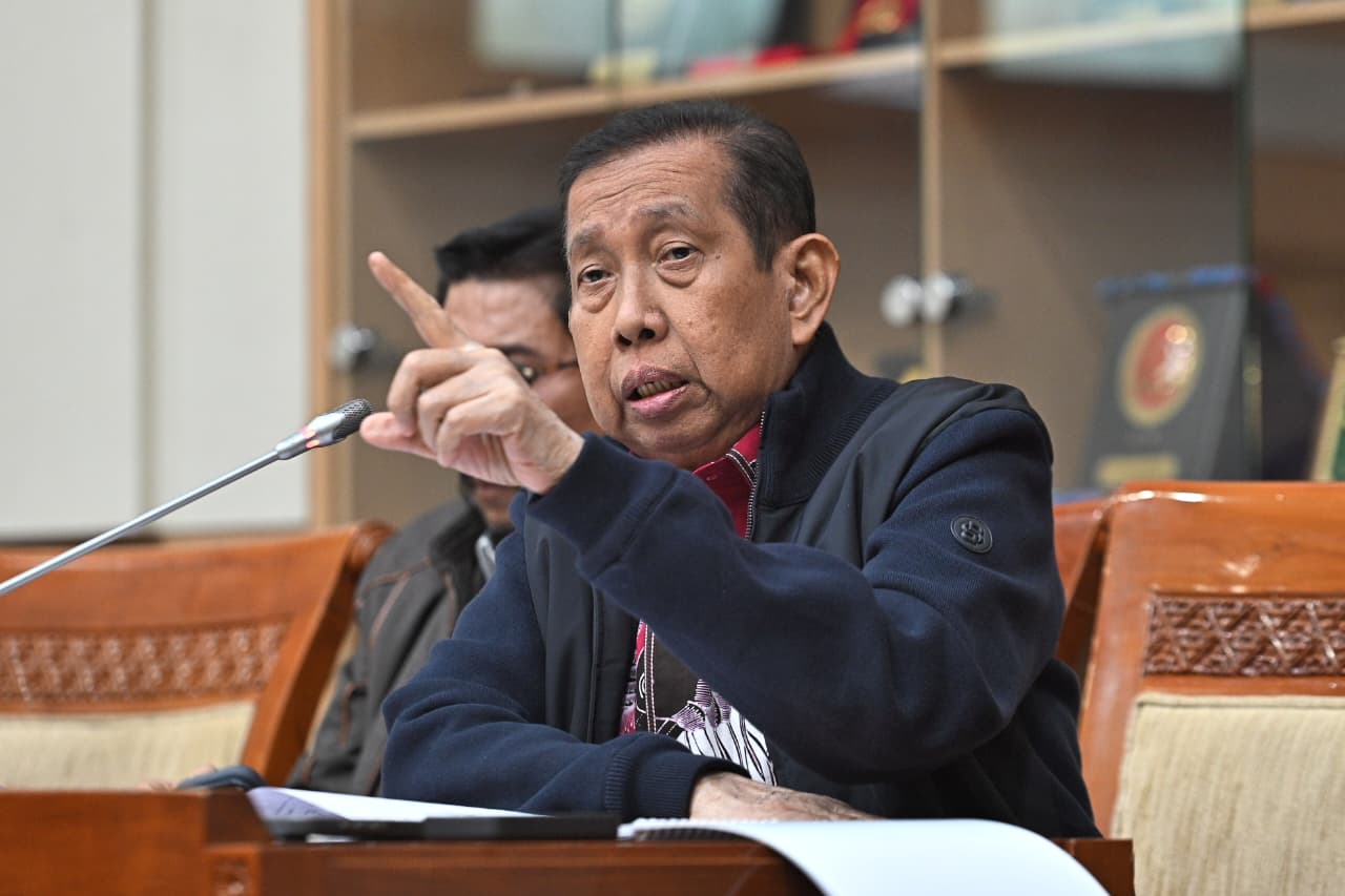 Anggota Komisi III DPR RI, Safaruddin dalam RDP dan RDPU bersama Direktorat Reserse Kriminal Khusus (Ditreskrimsus) Polda Jawa Tengah serta para korban di Gedung Nusantara II, Senayan, Jakarta, Senin (9/3/2026). Foto : Farhan/Andri.