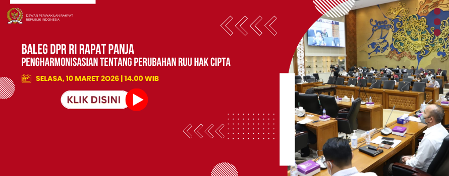 BALEG DPR RI RAPAT PANJA PENGHARMONISASIAN TENTANG PERUBAHAN RUU HAK CIPTA